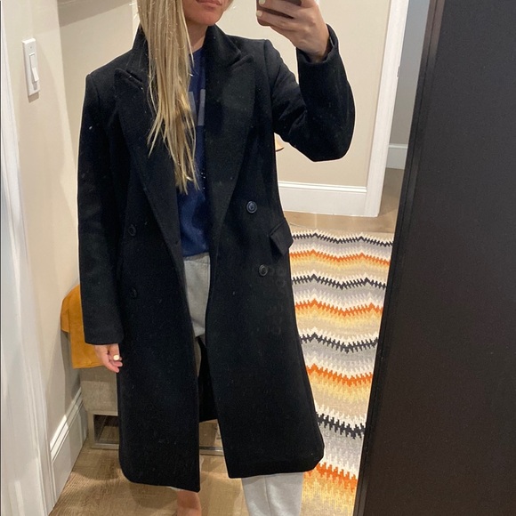 EUC Chic GAP Long Wool Blend Coat XSP - Picture 1 of 6